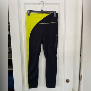 Fabletics size medium neon/black leggings